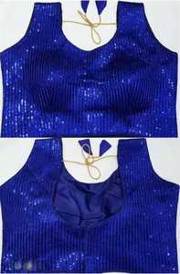 Áo Bông Màu Vàng, Chiếc Áo Không Tay Readymade Này Được Tăng Cường Với Công Việc Sequin Và Được Chế Tác Ở Cổ Tròn, Nó Có Lưng - Product Image 5