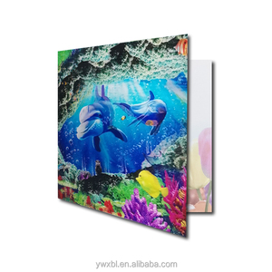 15*15 Cm Dolphin Thiết Kế Tất Cả Các Dịp Thẻ Cho Quà Tặng Zebulun 3D Lenticular Thẻ Thiết Kế Cổ Phiếu Thiệp Chúc Mừng/Tùy Chỉnh Thiết Kế - Product Image 1