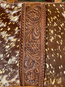 Nuevo Bolso de Mano Tallado a Mano, Bolso Tote de Cuero Auténtico con Piel de Vaca, Bolsos Grandes, Gran Colección de Bolsos de Mujer - Product Image 4