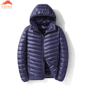 Chaqueta acolchada con capucha empacable resistente al agua ligera 2024 nuevo abrigo de invierno informal de negocios para hombres de invierno - Product Image 4