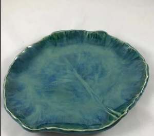 Maravilloso plato de servicio de aluminio verde Vajilla elegante y elegantes eventos de catering Diseño único maravilloso - Product Image 5