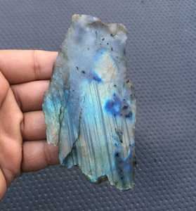 Pierre naturelle brute de Labradorite, spécimen non traité, pièce Unique de Collection de pierres de jardin - Product Image 3