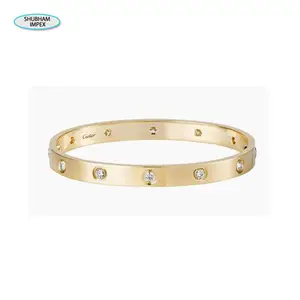 Direct Factory Sale on Bulk Selling Cushion Shape Natural Diamond Bracelets from Reputed Supplier