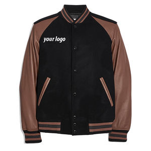 <b>Jacket</b> <b>Men's</b> 100% Polyester Single Button <b>Lightweight</b> Satin Bomber <b>Jacket</b> - Product Image 1