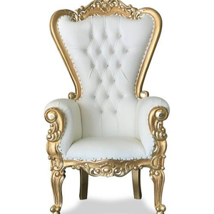 Elegant White Tufted Midcentury Ball Chair with <b>Gold</b> Frame Fabric Leisure Furniture for Living Room Home Decor - Product Image 2