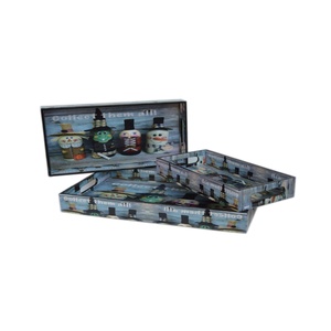 <strong>High</strong> <strong>Quality</strong> <strong>Printed</strong> Clear Enamel Finishing Design <strong>Serving</strong> <strong>Tray</strong> With Complete Wooden Material Food <strong>Serving</strong> <strong>Tray</strong> - Product Image 2