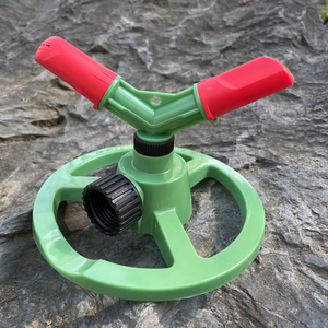 Tuyau d'arrosage de jardin avec Base en plastique, 2 buses rotatives à bras réglables pour l'irrigation à mouvement circulaire - Product Image 3