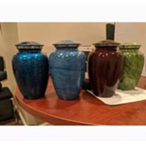 Hot Sale Classic Marble Finish Cremation Urn Precision Crafted Readily Available Top Rated <b>Funeral</b> <b>Supplies</b> Factory Direct - Product Image 1