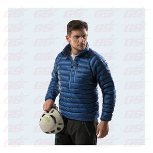 Custom logo windbreaker blank plain down puffer jacket for men - Product Image 1
