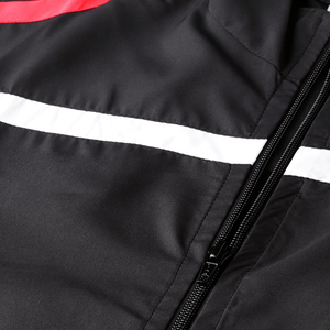 Survêtement de sport décontracté pour homme en Spandex/Polyester, séchage rapide, coupe-vent, écologique, avec logo personnalisable 2026 - Product Image 2