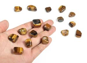 Piedra caída de ojo de tigre de alta calidad hecha a mano Feng Shui ágata piedra preciosa de cristal curativo Natural al por mayor para - Product Image 2