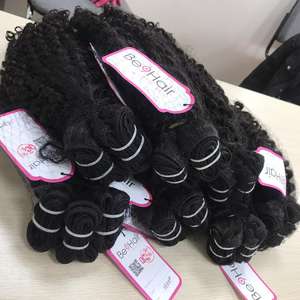 Extensions de cheveux Remy vietnamiens naturels Remy, Deep curly, haute qualité, Double trame fait Machine, en vente en gros, prix en gros - Product Image 2