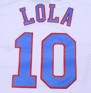 LOLA # 10 Camisetas de Baloncesto Unisex con Diseño de Película Espacial, Tallas S-XXXL, Blancas, 2026, Secado Rápido, Transpirables, Antibacterianas, Tallas Grandes - Product Image 3