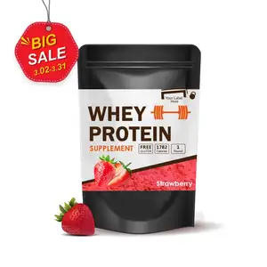 100 protéine de lactosérum protéine poudre fraise saveur protéine poudre supplément