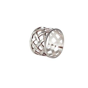 แหวนผ้าเช็ดปากโลหะสไตล์วินเทจชุบทองแฟนซี,แหวนผ้าเช็ดปากรูปทรงที่กำหนดเองแฮนด์เมดแหวนผ้าเช็ดปากโลหะ - Product Image 2