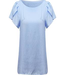 Camiseta larga teñida de algodón tejido para mujer/mujer de último diseño 2025 de Bangladesh - Product Image 1