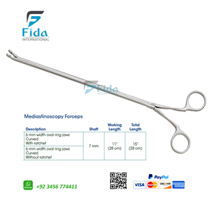 Forceps de mediastinoscopia para cirugía, instrumentos de la mejor calidad para micrófonos, toracoscopia - Product Image 1