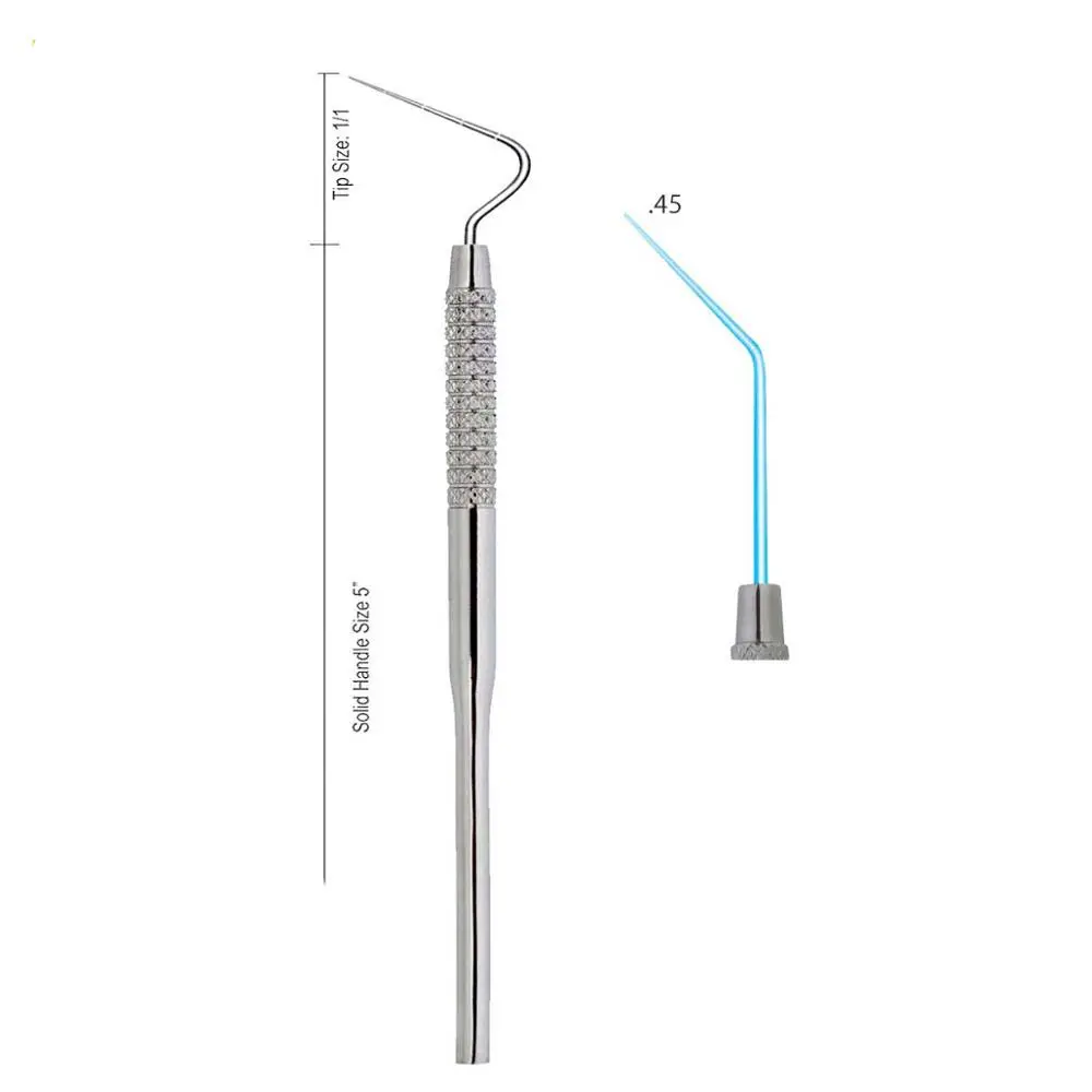 Single Ended Dental Tartar Remover Tooth Scraper Calculus Plaque Removing Tools Periodontal Probe
