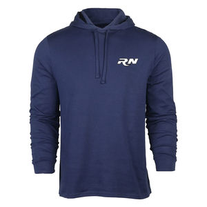 Venta al por mayor de los hombres de algodón de moda de gran tamaño con capucha sólido de manga larga de invierno sudaderas ropa deportiva con capucha - Product Image 1