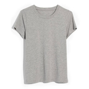Camisetas de cáñamo hechas a medida para mujer, ropa de calidad especial al por mayor, camisetas lisas de color gris brezo - Product Image 5