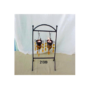 Iron Wholesale Christmas Season <b>Tealight</b> <b>Lanterns</b> Hanging Candle Stand - Product Image 1