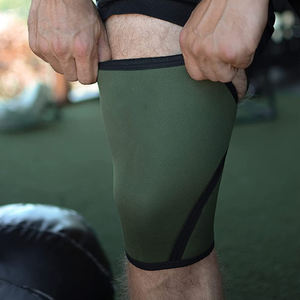 Funda de compresión para rodilla, soporte para sentadillas, levantamiento de pesas y levantamiento de potencia, Mangas de neopreno para gimnasio - Product Image 3