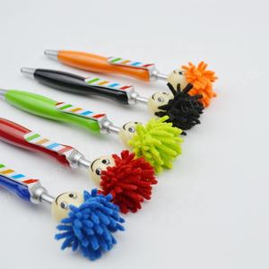 Pena Karakter Kartun Lucu Kawaii yang Laris Manis dengan Rambut, Komik Lucu, dan Stylus Ballpoint Model Mop Top untuk Promosi - Product Image 3
