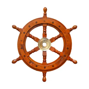 La migliore ruota per navi in legno nautico con finitura naturale per decorazioni domestiche e prodotti nautici regalo di nozze per soggiorno