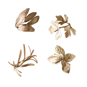 Ensemble de 4 anneaux de mouchoirs en aluminium feuille Design décoration de table de fête de mariage utiliser anneau de tissu de serviette pour les meilleures ventes - Product Image 5