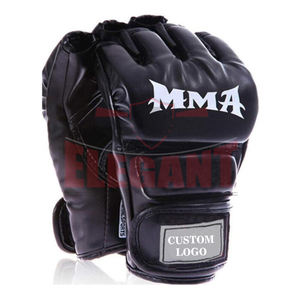 MMA-guantes de cuero auténtico para entrenamiento, guantes de alta calidad para artes marciales mixtas, Muay Thai, kick boxing - Product Image 1