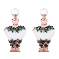 Flacons de parfum islamiques arabes au design tendance avec huile parfumée 15ml, senteur chaude et épicée, florale, boisée, terrestre et fraîche pour femmes