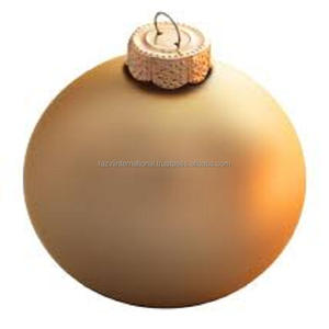 Ensemble de boules de Noël Pendentif d'arbre de Noël Boule suspendue galvanoplastie artisanat peint à la main Décoration intérieure de Noël - Product Image 2