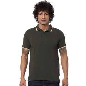 Camiseta de Verano para Hombre, Ecológica, Transpirable, Corte Regular, Logotipo Personalizado, Tejido Sólido, Manga Corta, Color Personalizado - Product Image 1
