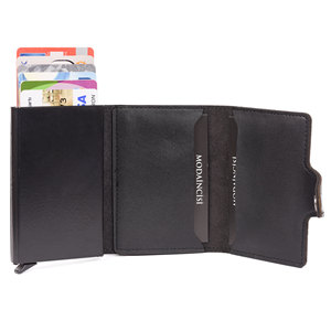 Cartera de cuero PU de alta calidad para tarjetas de crédito, tarjetero de Metal con bloqueo RFID, 2023 - Product Image 4