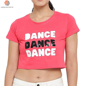 Camiseta Corta Sexy de Algodón Orgánico para Mujer, Camiseta de Manga Corta a la Moda, Corte Regular Informal, Ropa de Verano - Product Image 5