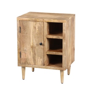 Hot Selling Solid Wood Bed <b>Side</b> <b>Tables</b> Living Room Furniture with Wooden Drawer Doors Cabinet Home Farmhouse Bathroom Hall Decor - Product Image 1