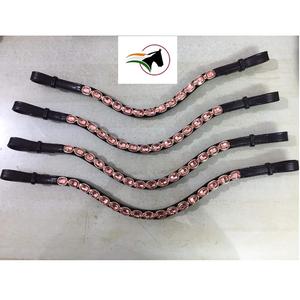 คริสตัลทรงรีสีโรสโกลด์หรูหราห่วงเทปกาวอุปกรณ์ขี่ม้า - Product Image 2