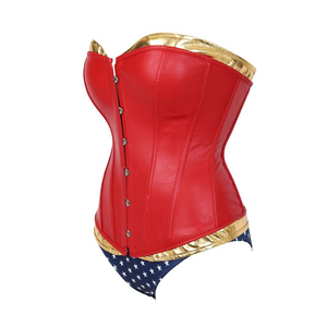 Leather <b>Corsets</b> Plus Size Women Body Shapers <b>Corset</b> Wholesale Manufacturer From Pakistan - Product Image 2