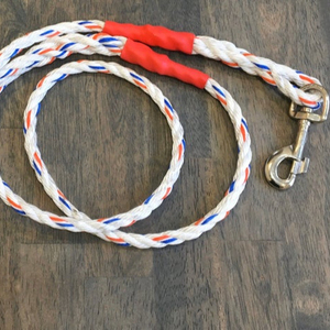 Correa de Cuerda para Perro Elegante y Lujosa de Estilo Veraniego en Color Blanco con Muchos Colores, Correa de Cuerda de Algodón para Perro - Product Image 1