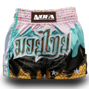 กางเกงขาสั้นผ้าโพลีเอสเตอร์แบบ100% สำหรับมวยไทยกางเกงขาสั้นสำหรับต่อสู้ MMA สวมใส่สบายออกแบบได้ตามที่ต้องการ - Product Image 6