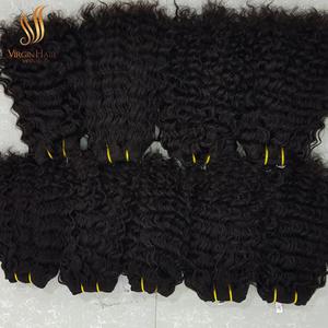 (VENTE CHAUDE) Birmane bouclés vendeur de cheveux tissages de cheveux humains Cambodgiens vierges fournisseurs - Product Image 2