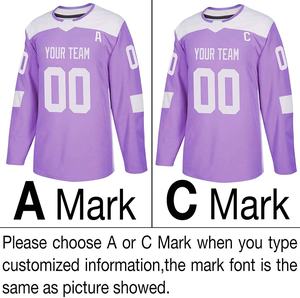 Profesional OEM fabricante al por mayor 100% poliéster barato equipo personalizado hombres Nueva York jóvenes sublimación Hockey Jersey - Product Image 3