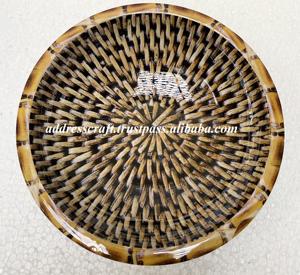 Cuencos de madera natural respetuosos con el medio ambiente con logotipo personalizado impreso, cuencos de madera para servir, vajilla para cocina, uso en hoteles - Product Image 4