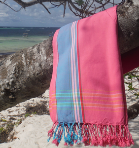 High Quality Summer <b>Oversized</b> Foldable Personalized Kikoy <b>Beach</b> <b>Towels</b> Manufacturer in India - Product Image 6