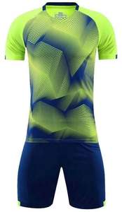 Maillots de football personnalisés de haute qualité pour hommes adultes, ensemble de tenues de football, service OEM, sublimation, séchage rapide, matériau personnalisé - Product Image 3