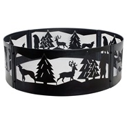 Anneau de feu en métal pour la faune-6 Wildlife Designs Metalworks