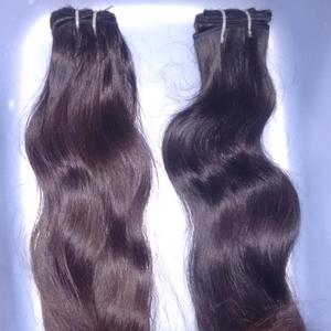 Cheveux indiens ondulés de 10 pouces en gros, cheveux indiens vierges naturels non traités, tissage de cheveux indiens vierges bruts non traités - Product Image 1