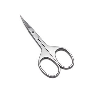 Beauté des sourcils ciseaux à cuticules courbées sac de manucure cadeau argent acier inoxydable Logo Style d'ongle emballage finition tranchante - Product Image 3