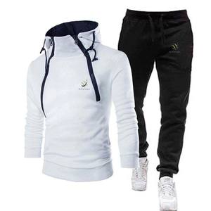 Unisex Custom Logo Printed Pattern Men's Sportswear <b>Hoodie</b> Sets Fleece Long Sleeve Tracksuit Plus Size Breathable Adults <b>Summer</b> - Product Image 5