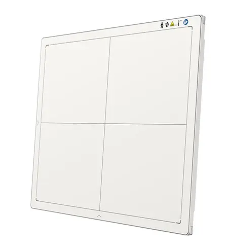 Detector de painel plano sem fio, detector portátil de painel x, 14*17 '', detector digital de raio x